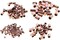The Beadsmith Tube Crimp Beads, Basic Elements, 4 Vials in Assorted Sizes, Copper Color, Uniform Cylindrical Shape, No Sharp Edges, Designed to Secure The Ends of Jewelry Stringing Wires and Cables
